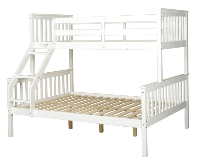 Glebe Single Over Double Bunk Bed - White