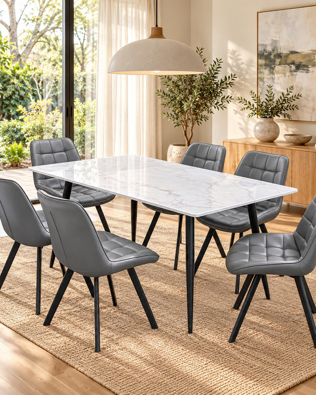 Hani - 150Cm W/ Forest Grey Chiars