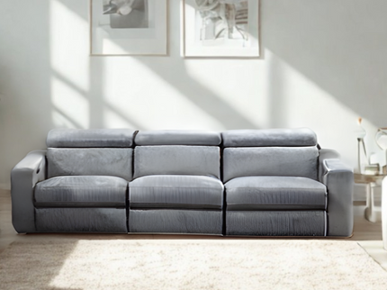 Langdon 3 Seater Electric Recliner - Dark Graphite
