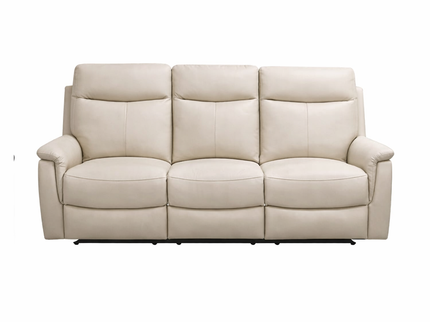 Lexi 3+1+1 Electric Recliner - Beige (Leather)