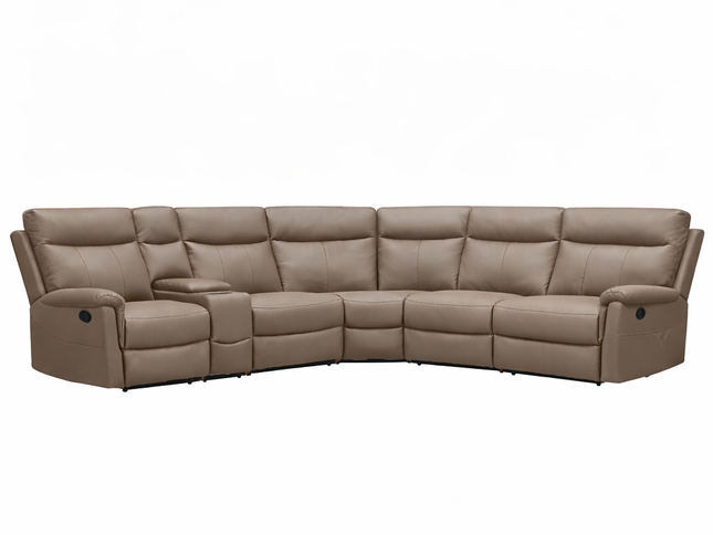 Lexi Corner Lounge - Mocha (Leather)
