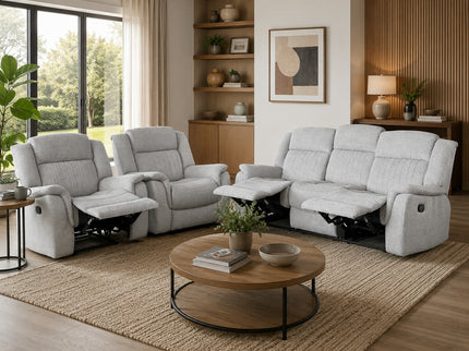 Liberty 3+1+1 Manual Recliner - Light Grey FR464