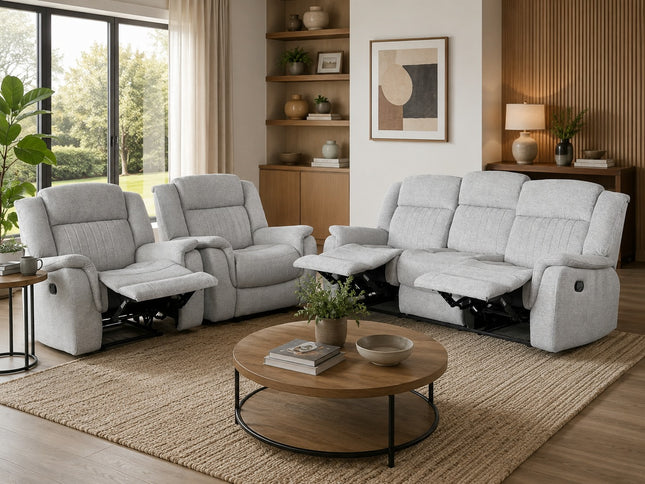 Liberty 3+1+1 Manual Recliner - Light Grey FR464