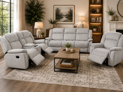 Liberty 3+2+1 Manual Recliner - Light Grey FR464