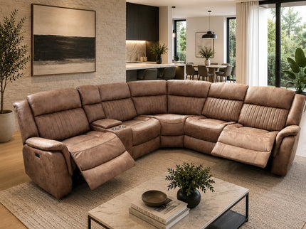 Liberty Corner Mod Manual Recliner Lounge - Tan