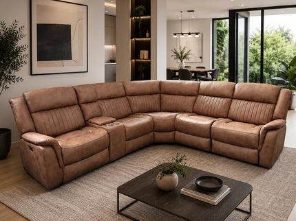 Liberty Corner Mod Manual Recliner Lounge - Tan