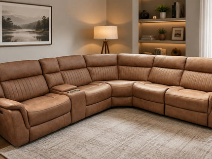 Liberty Corner Mod Manual Recliner Lounge - Tan