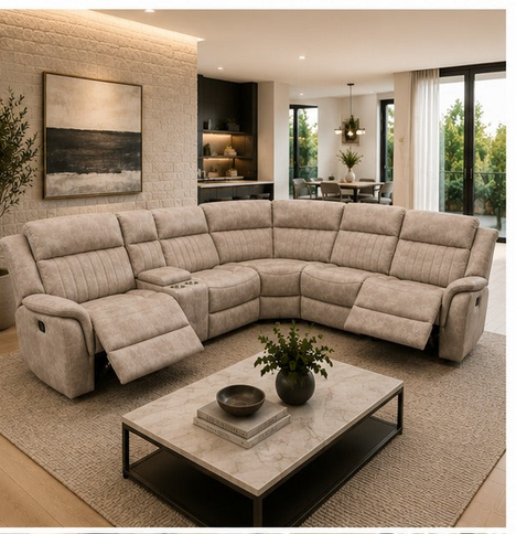 Liberty Corner Mod Manual Recliner Lounge - Grey