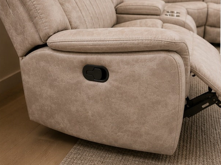 Liberty Corner Mod Manual Recliner Lounge - Grey