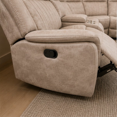 Liberty Corner Mod Manual Recliner Lounge - Grey