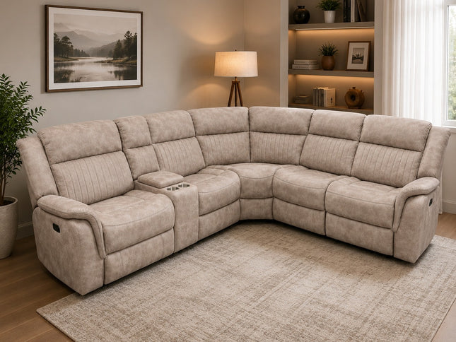 Liberty Corner Mod Manual Recliner Lounge - Grey