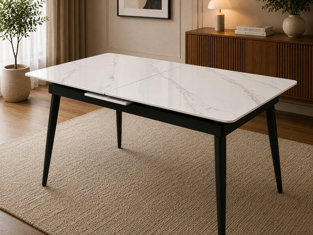 Lily Extendable Dining Table- 1.3 -1.6