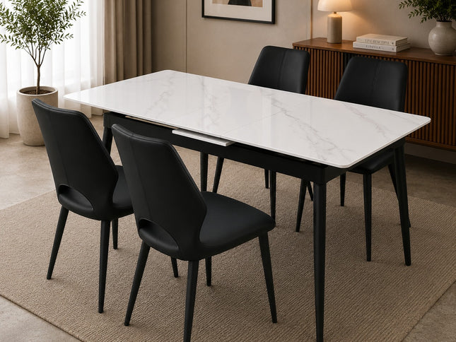 Lily Extendable Dining Table- 1.3 -1.6