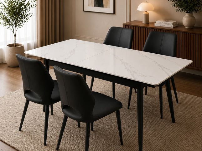 Lily Extendable Dining Table- 1.3 -1.6