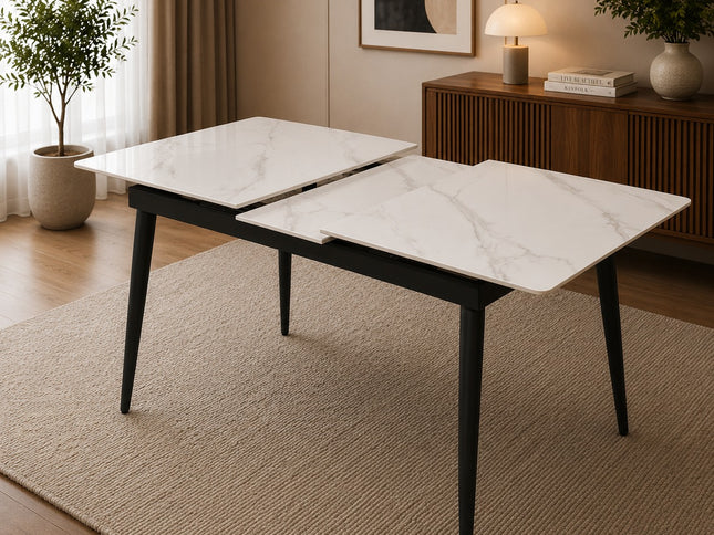 Lily Extendable Dining Table- 1.3 -1.6