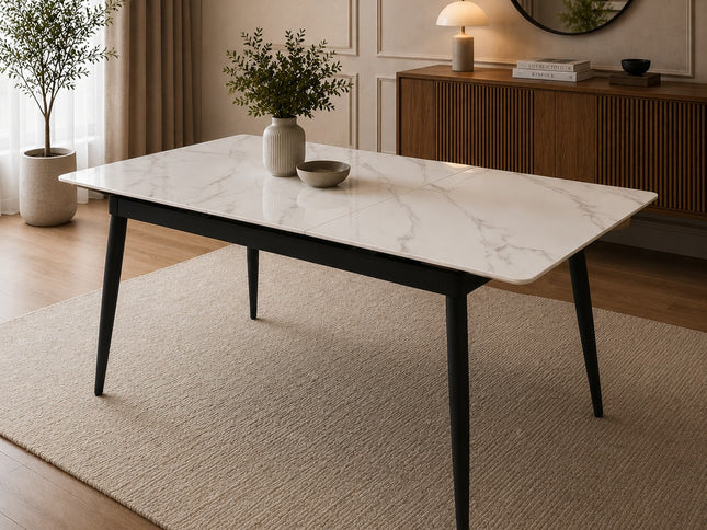 Lily Extendable Dining Table- 1.3 -1.6