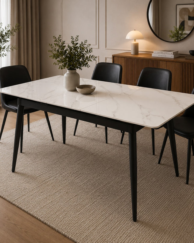 Lily Extendable Dining Table- 1.3 -1.6