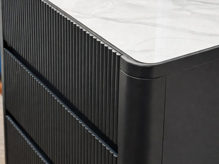 Lisbon 4 Pce Queen Tallboy Suite - Black