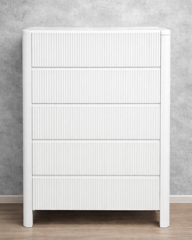 Lisbon 4 Pce King Tallboy Suite - White