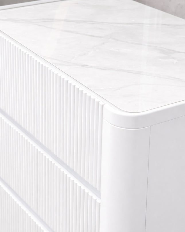 Lisbon 4 Pce King Tallboy Suite - White