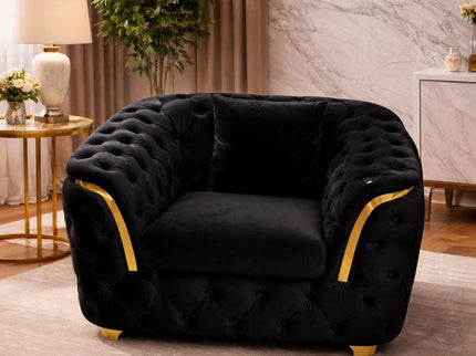 Lucy 1 seater - Black