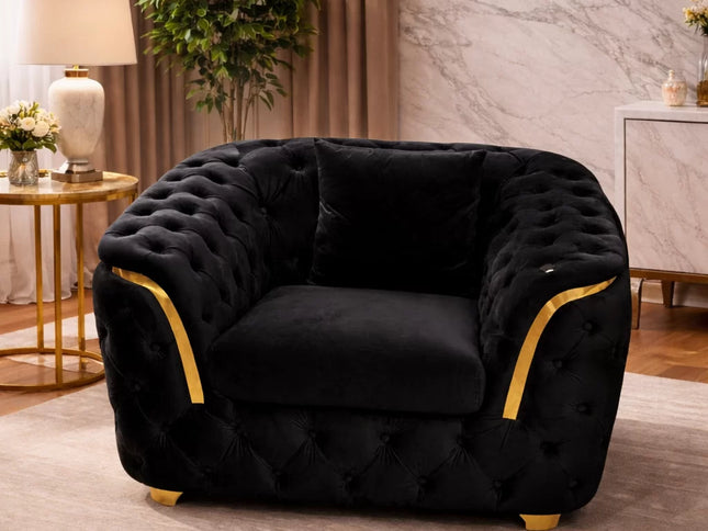 Lucy 1 seater - Black