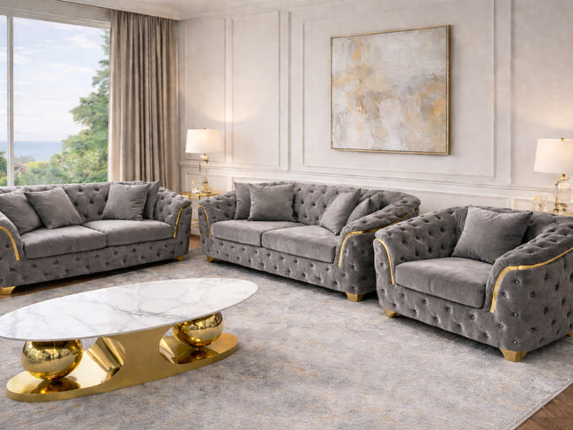 Lucy 2 Seater - Grey