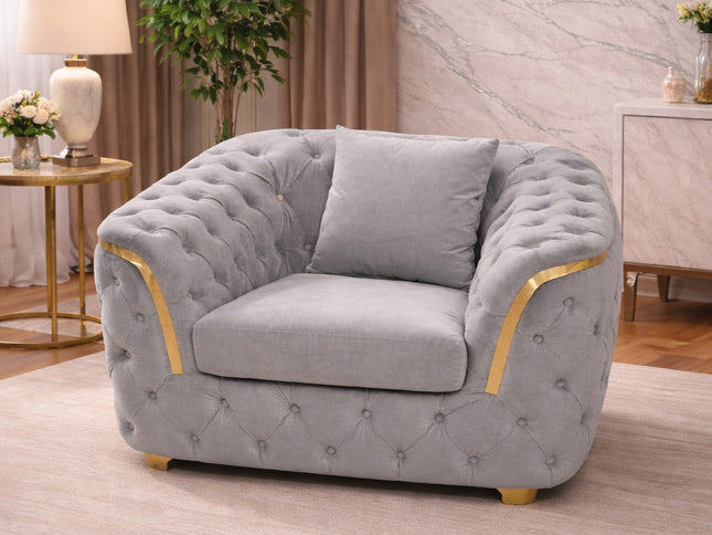 Lucy 1 Seater - Grey