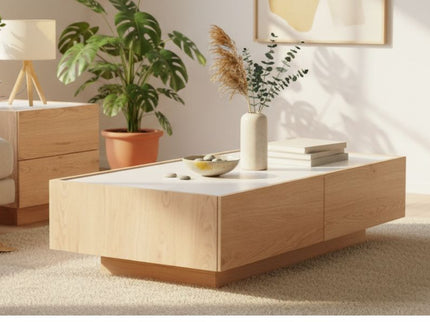 Mia Coffee Table with Drawer