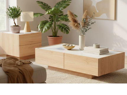 Mia Coffee Table with Drawer