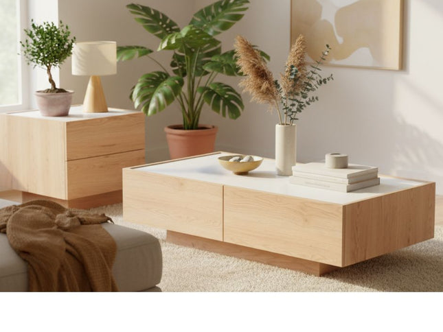 Mia Coffee Table with Drawer