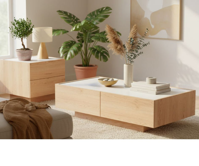 Mia Coffee Table with Drawer