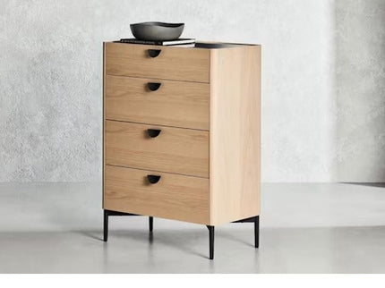 Milan high Chest W/ 4 Drawers & Ceramic Top
