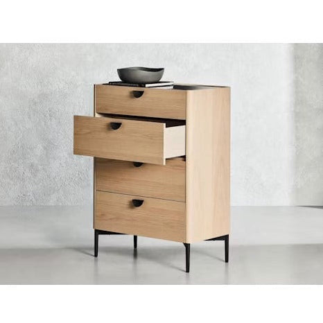 Milan high Chest W/ 4 Drawers & Ceramic Top