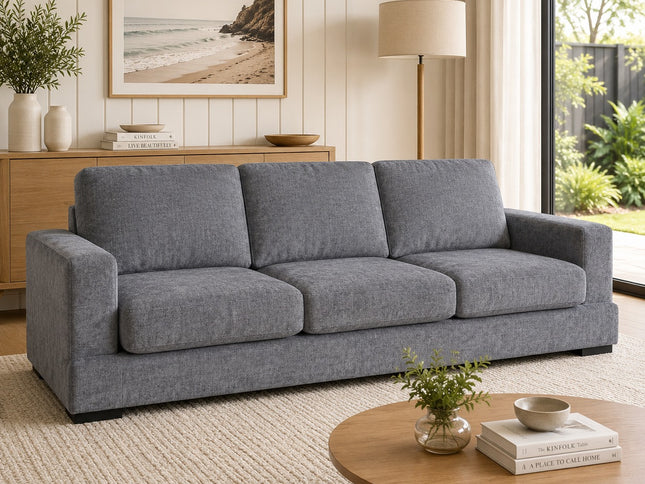 Orlando 3 Seater - Licorice