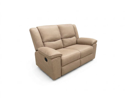 Park Lane 2 Seater Manual Recliner - Light Coffee