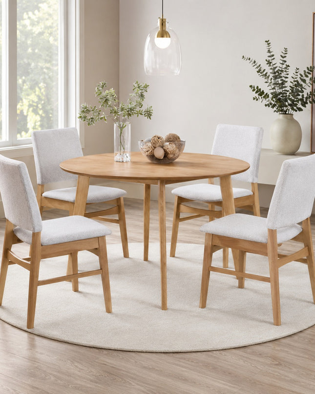 Rove 5Pce Round Dining Set with Congo Chairs