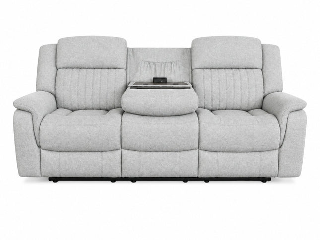 SELBY 3+2+1 Electric Recliner - Light Grey
