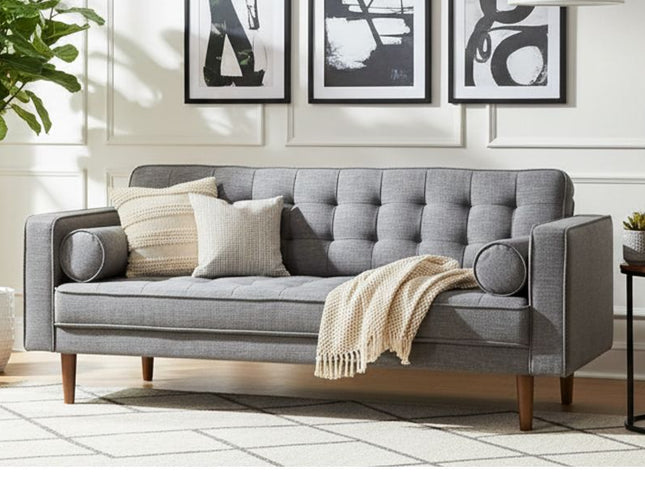 Sofia 3 Seater Sofa Bed - Dark Grey