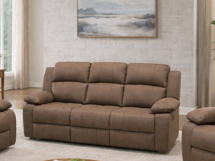 Sterling 3 Seater Manual Recliner - Mocha