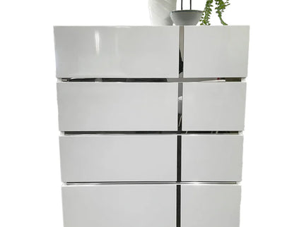 Hannah Tallboy - White High Gloss