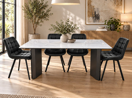Tamara 7 Pce Dining Set W/ Black Forest Chair