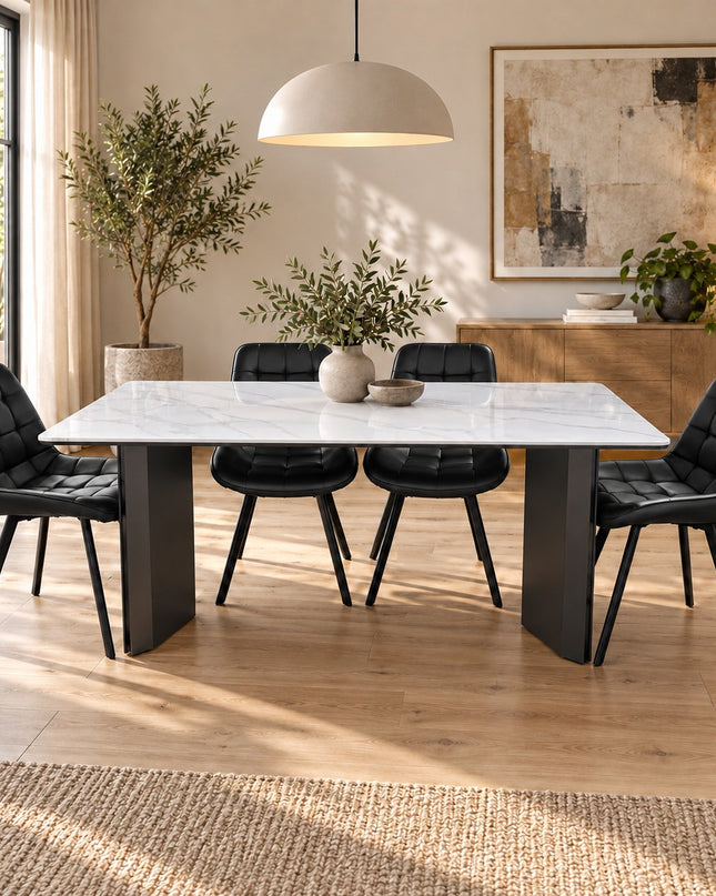 Tamara 7 Pce Dining Set W/ Black Forest Chair