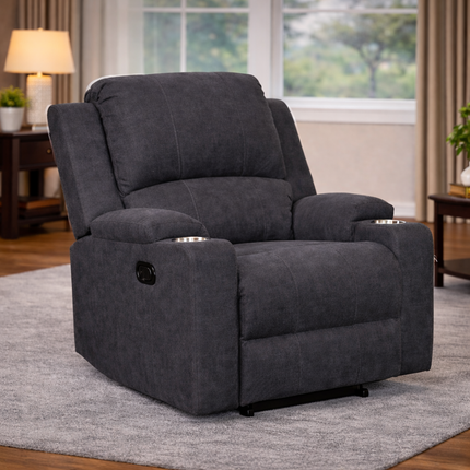 Titan 3+1+1 Manual Recliner - Licorice