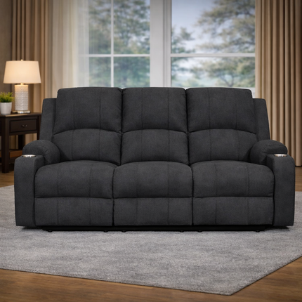 Titan 3+1+1 Manual Recliner - Licorice