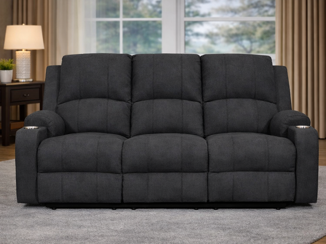 Titan 3+1+1 Manual Recliner - Licorice