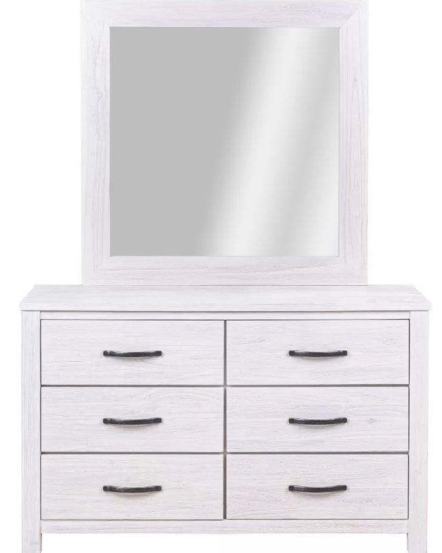 Florida 5 Pce Queen Dresser Mirror Suite