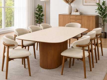 Vaucluse 9Pce Dining Set/ Pedro Chairs