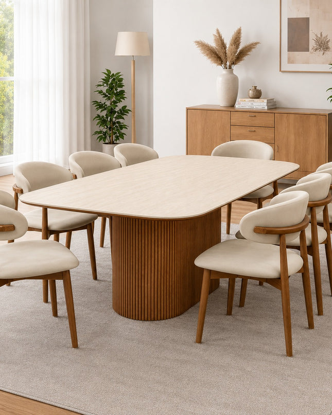 Vaucluse 9Pce Dining Set/ Pedro Chairs