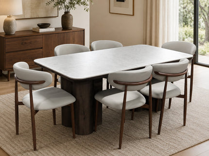 Weston 7Pce Dining Set with Flynn Chair